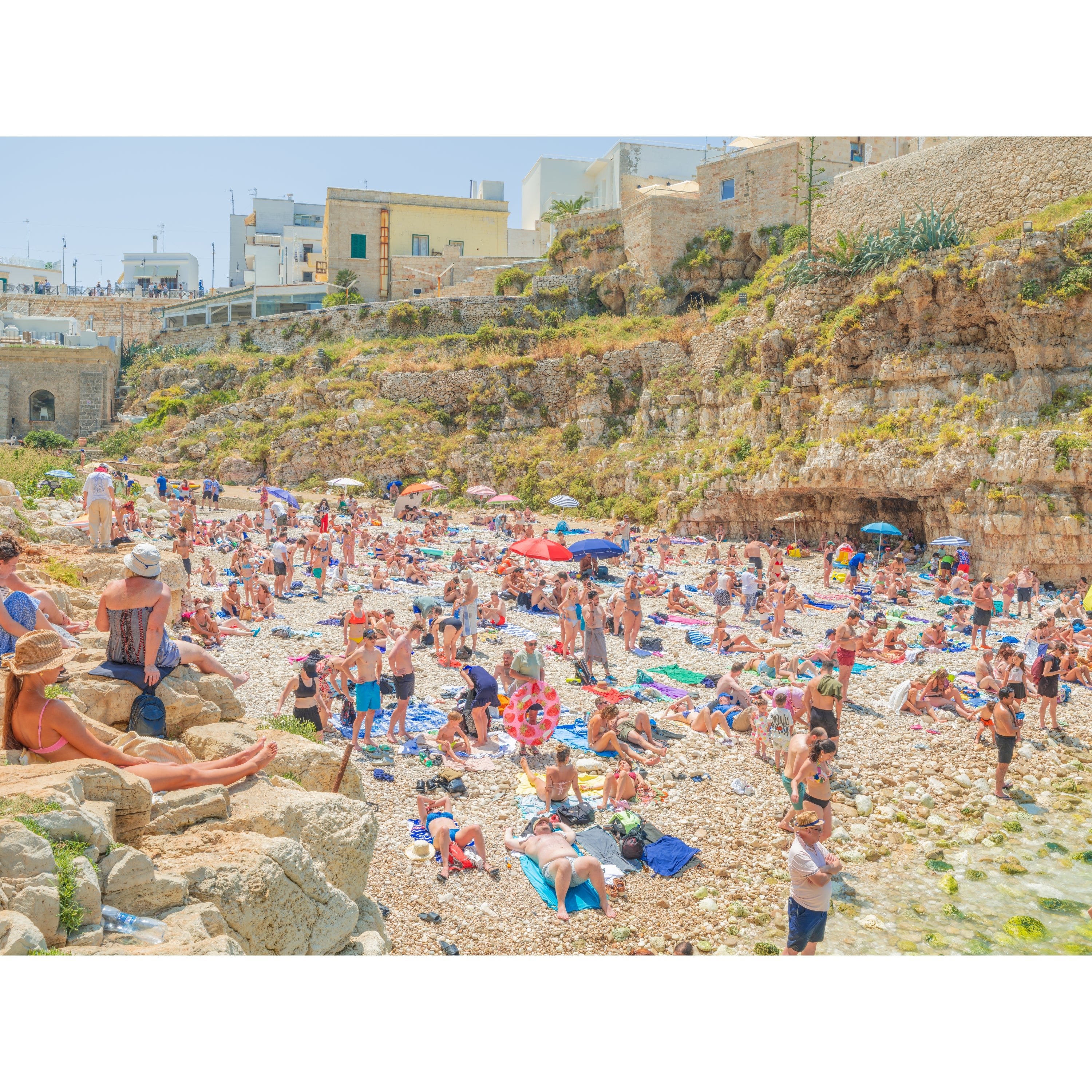 Enjoying the Beach in Polignano a Mare | Puglia