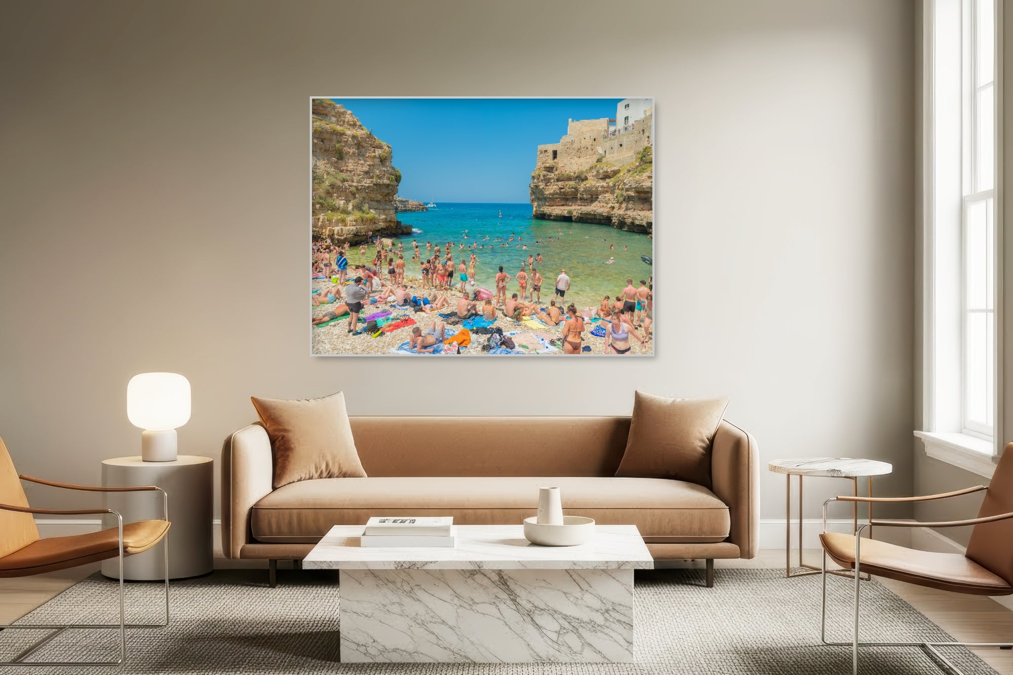 Enjoying the Water in Polignano a Mare | Puglia