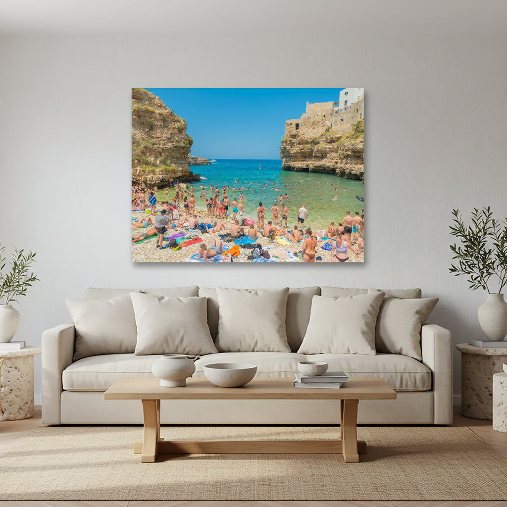 Enjoying the Waves in Polignano a Mare | Puglia