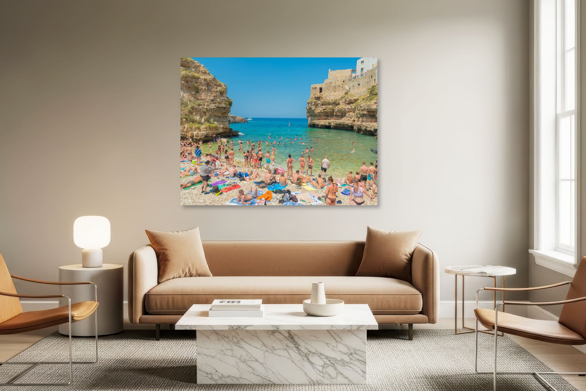 Enjoying the Water in Polignano a Mare | Puglia